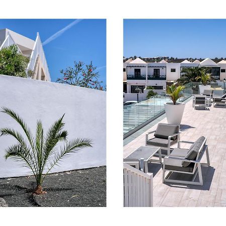 Sunset View Modern Private Poolside Apartment Costa Teguise Kültér fotó