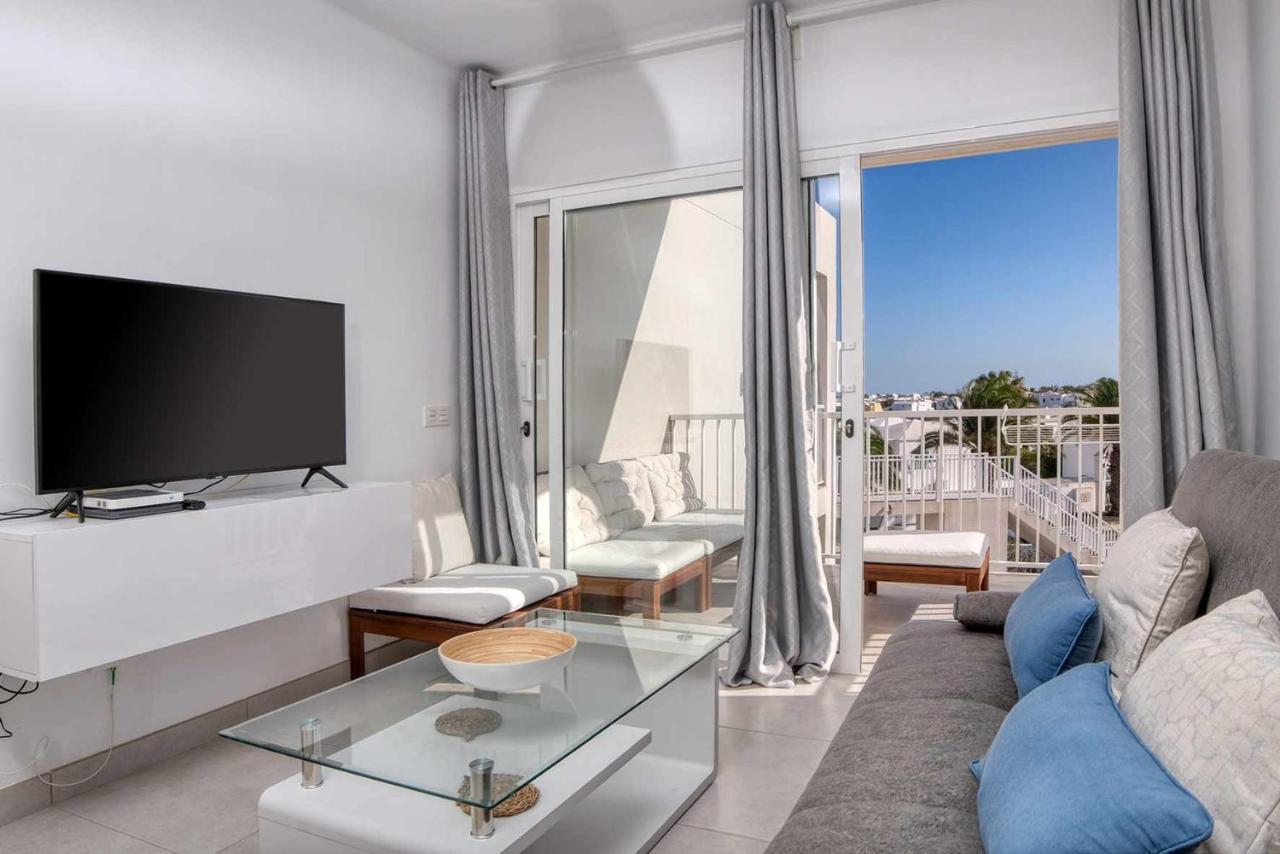 Sunset View Modern Private Poolside Apartment Costa Teguise Kültér fotó