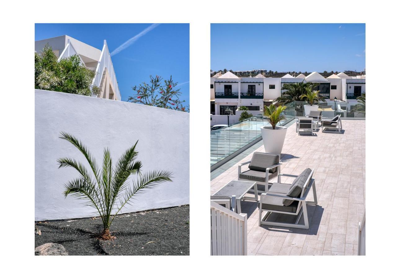 Sunset View Modern Private Poolside Apartment Costa Teguise Kültér fotó