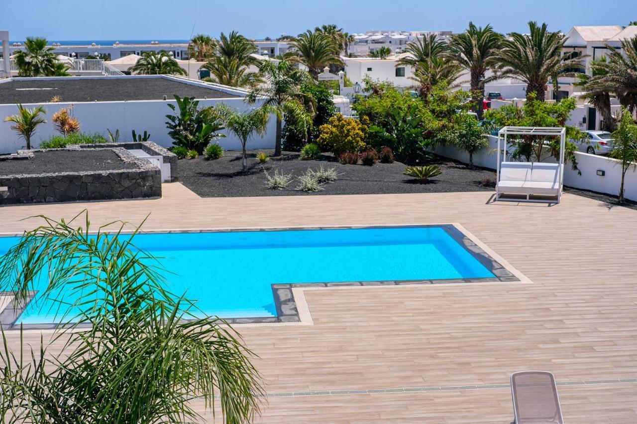 Sunset View Modern Private Poolside Apartment Costa Teguise Kültér fotó